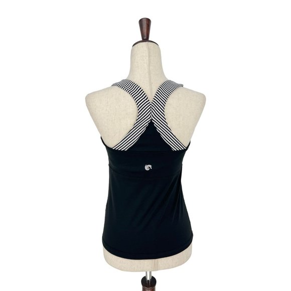 Inmotion Racerback Striped V-neck Tank | Small - Picture 2 of 7